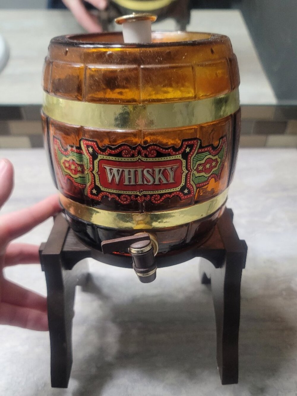 #643 Vintage Whiskey Barrel